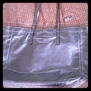 Aldo metallic tote bag